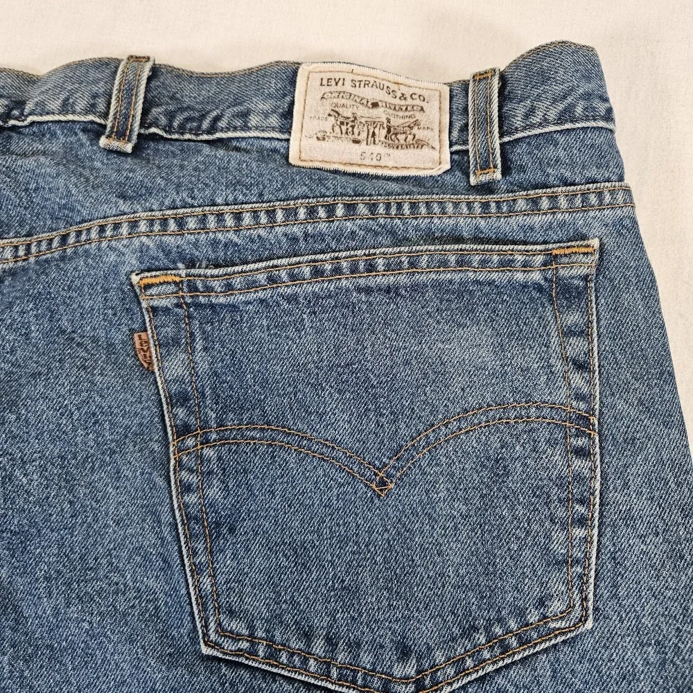 Levi's 540 Jean Mens 50 x 30 Relaxed Fit Denim Brown Tab Mexico Vintage